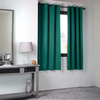 Image de Rideau Occultant Uni 210gr/m2 Vert Emeraude 140x280 Cm