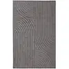 Image de Tapis Rectangulaire En Viscose Gris Anthracite 300x200cm Dana