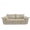Image de Canapé 3 Places En Velours Beige Sasha