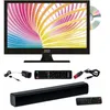 Image de Pack Antarion Tv Led 15.6" 39cm Télévision Hd Dvd Intégré + Barre De Son Compact Bluetooth
