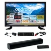 Image de Pack Antarion Tv Led 21.5" 54cm Smart Tv Camping 12v + Barre De Son Compacte