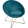 Image de Fauteuil De Salon En Velours Evan