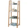 Image de Wenko - Etagère De Salle De Bain En Bambou Finja - L. 43 X H. 112 Cm
