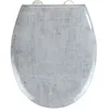 Image de Wenko - Abattant Wc Effet Marbre Concrete - Abaissement Automatique - Duroplast