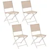 Image de Lot De 4 Chaises De Jardin Pliables Modula