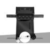 Image de Barbecue Gaz Freestyle 425 Noir 4 Brûleurs + 1 Sizzle Zone Série Phantom + Rôtissoire - Napoléon