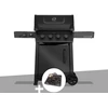 Image de Barbecue Gaz Freestyle 425 Noir 4 Brûleurs + 1 Sizzle Zone Série Phantom + Plateau Charbon - Napoléon