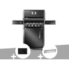 Image de Barbecue À Gaz Rogue 425 Rb 3 Brûleurs + 1 Réchaud Latéral + 1 Brûleur Rôtissoire + Plancha + Boitier De Fumage - Napoléon