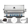 Image de Barbecue Gaz Encastrable Prestige Pro 665 Inox 5 Brûleurs + Plateau Charbon + Brosse Brûleur + Boîtier De Fumage - Napoléon