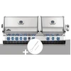 Image de Barbecue Gaz Encastrable Prestige Pro 825 Inox 4 Brûleurs + Brosses Brûleur - Napoléon