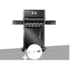 Image de Barbecue À Gaz Rogue 425 Rb 3 Brûleurs + 1 Réchaud Latéral + 1 Brûleur Rôtissoire + Rôtissoire - Napoléon