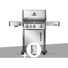Image de Barbecue À Gaz Rogue Pro Inox 3 Brûleurs + 1 Sizzle Zone + Meuble Rangement Sous Tablette - Napoléon