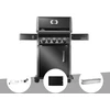 Image de Barbecue À Gaz Rogue 425 Rb 3 Brûleurs + 1 Réchaud Latéral + 1 Brûleur Rôtissoire + Rôtissoire + Plancha + Boitier De Fumage - Napoléon