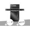 Image de Barbecue À Gaz Rogue 425 Rb 3 Brûleurs + 1 Réchaud Latéral + 1 Brûleur Rôtissoire + Rôtissoire + Boitier De Fumage - Napoléon