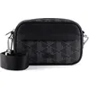 Image de LACOSTE sac à épaule bandoulière The Blend Reporter Bag Noir Gris
