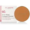Image de Clarins Ever Matte Poudre Compacte, Peau Universelle, Moyenne, Peau Bronzée, Beige moyen, Boîtier, Poudre Compacte