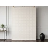 Image de Bobochic - Tapis Poils Ras Owen Motif Abstrait 160x230 Blanc