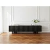 Image de Bobochic - Meuble Tv 4 Portes 160 Cm Gabriel Bois Massif De Manguier Noir