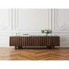 Image de Bobochic - Meuble Tv 4 Portes 160 Cm Gabriel Bois Massif De Manguier Marron Foncé