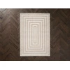 Image de Bobochic - Tapis Poils Longs Lyzzo Motif Graphique 120x170 Crème