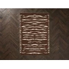 Image de Bobochic - Tapis Poils Longs Tavaro Motif Abstrait 200x290 Marron
