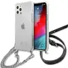 Image de Étui Guess 4G Chain pour iPhone 12/12 Pro, noir - Neuf