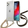 Image de Coque Transparente Guess 4g Pour Iphone 12 Avec Chaîne Dorée