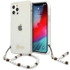 Image de Coque Rigide Transparente Guess Guhcp12lkpswh Pour Iphone 12 Pro Max 6,7 Pouces, Couleur Perle Blanche