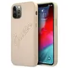 Image de Étui Guess Saffiano Vintage Script pour iPhone 12 Pro Max, doré - Neuf