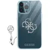 Image de Coque pour iPhone 12 Pro Max Bi-matière 4G Charms Transparent Logo Argent - Neuf