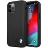 Image de Coque Bmw Bmhcp12lrcdpk Pour Iphone 12 Pro Max 6,7 Pouces, Noire, Rigide, En Cuir Avec Gaufrage
