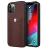 Image de Étui Bmw Bmhcp12mrsppr Pour Iphone 12/12 Pro 6,1 Rouge/rouge, Rigide, En Cuir Perforé Incurvé