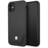 Image de Étui Rigide Bmw Pour Iphone 11 En Cuir Perforé Noir