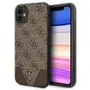 Image de Etui Guess do iPhone 11 6,1 br?zowy 4G Triangle Collection - Neuf
