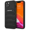 Image de AMG Étui pour iPhone 13 mini 5.4 Cuir noir Lignes gaufrées - Neuf