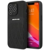 Image de Coque Rigide En Cuir Noir/noir Amg Amhcp13losdbk Pour Iphone 13 Pro / 136,1" Avec Lignes Incurvées