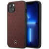 Image de Étui Rigide Mercedes Mehcp13spsqre Pour Iphone 13 Mini 5,4, Rouge, Motif Étoiles.