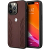 Image de Étui Bmw Bmhcp13lrsppr Pour Iphone 13 Pro/13 6.1 Rouge, Rigide, En Cuir Perforé Incurvé