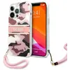 Image de Étui Guess Camo Strap pour iPhone 13 Pro Max, rose - Neuf