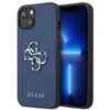 Image de Étui Guess Saffiano 4G Metal Logo pour iPhone 13 mini, bleu - Neuf