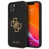 Image de Etui Guess do iPhone 13 mini 5,4 czarny Silicone 4G Logo - Neuf
