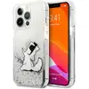 Image de Étui Karl Lagerfeld pour iPhone 13 Pro Max, argent pailleté - Neuf