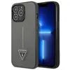 Image de Étui Guess Saffiano Triangle Logo pour iPhone 13 Pro, argenté - Neuf