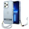 Image de Étui Guess pour iPhone 13 Pro Translucent Step bleu - Neuf