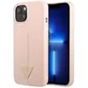 Image de Coque Silicone pour iPhone 13 mini Logo Triangle Anti Rayures Élégant Rose - Neuf