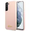 Image de Étui Guess 4G Metal Gold Logo pour Samsung Galaxy S22+ rose - Neuf