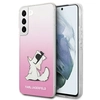 Image de Étui Rigide Rose/rose Karl Lagerfeld Klhcs22mcfnrcpi S22+ S906 Choupette Eat