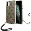 Image de Coque pour iPhone 11 Imprimée 4G avec Dragonne Détachable Marron - Neuf