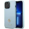 Image de Étui Guess Saffiano 4G Small Metal Logo pour iPhone 13 Pro, bleu - Neuf