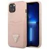 Image de Étui Guess pour iPhone 13 mini Saffiano Triangle Logo rose - Neuf